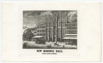  Masonic Hall Litho w